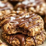 Peanut Butter Chocolate Caramel Cookies