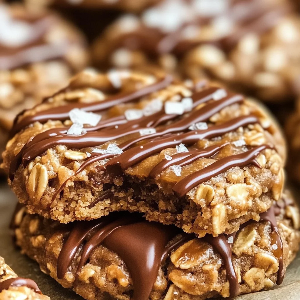 Peanut Butter Chocolate Caramel Cookies