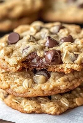 Peanut Butter Oatmeal Chocolate Chip Cookies
