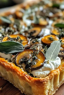 Pumpkin Sage & Mushroom Tart