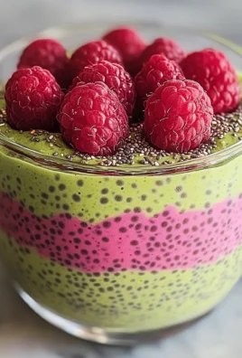 Raspberry Matcha Chia Pudding