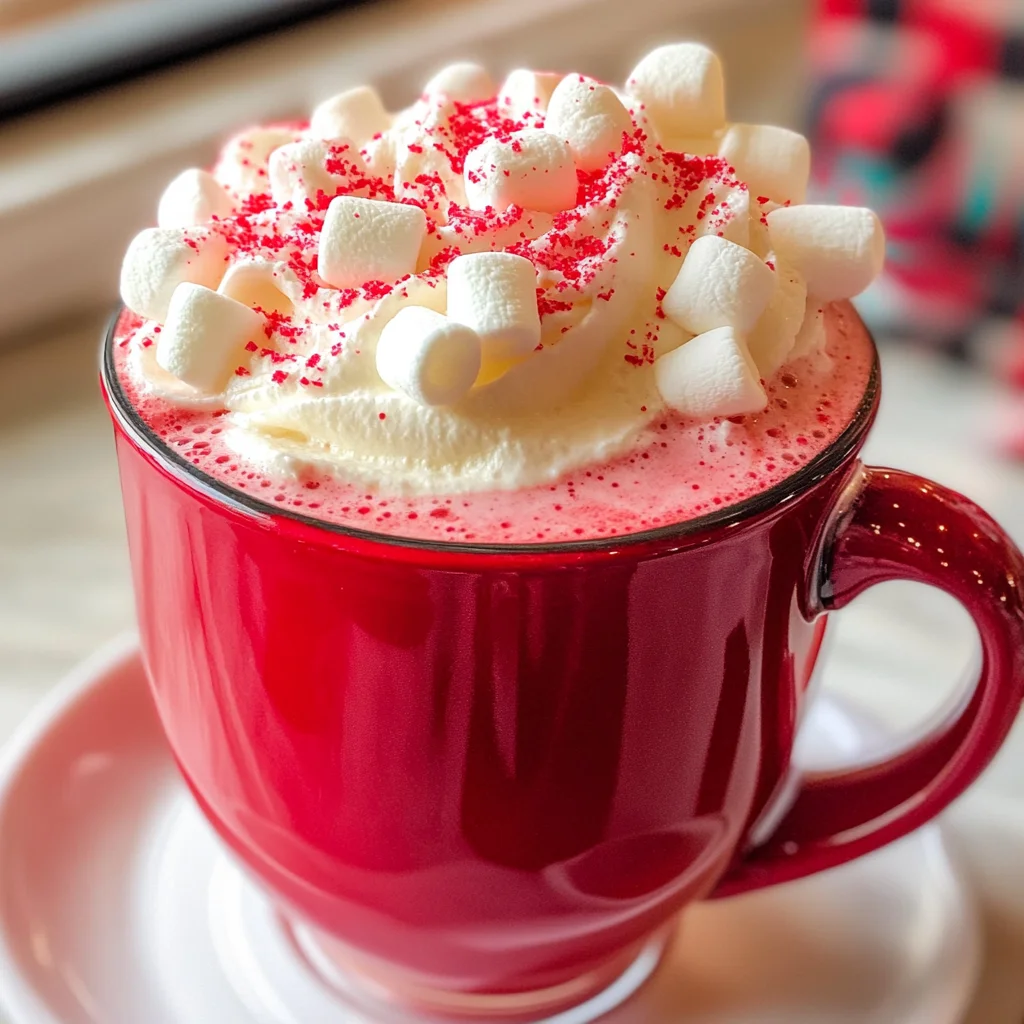 Red Velvet Hot Chocolate Recipe