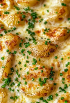 Roasted Garlic Potatoes au Gratin