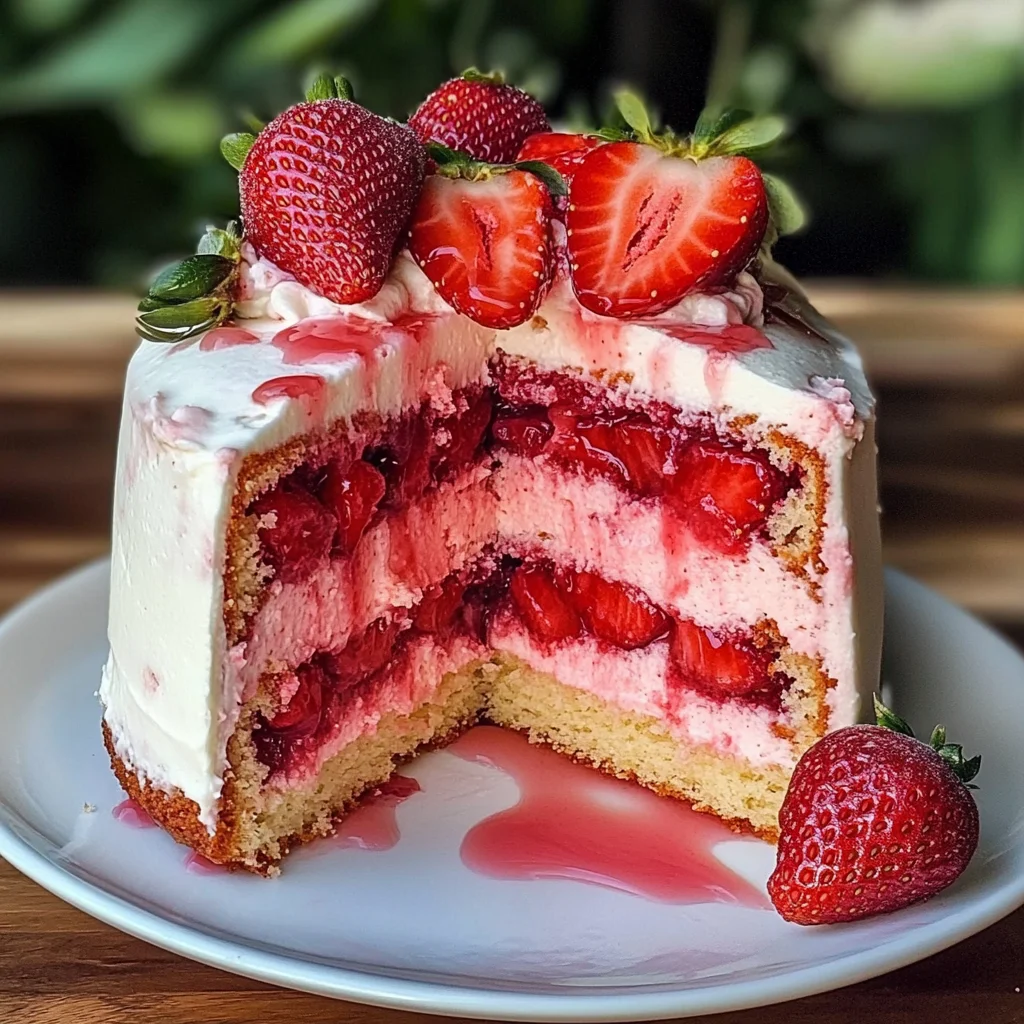 Strawberry Cream Cheese Pound Cake Recipe