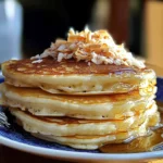 coconut cream pancakes