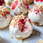 5 Ingredient Strawberry Shortcake Bites