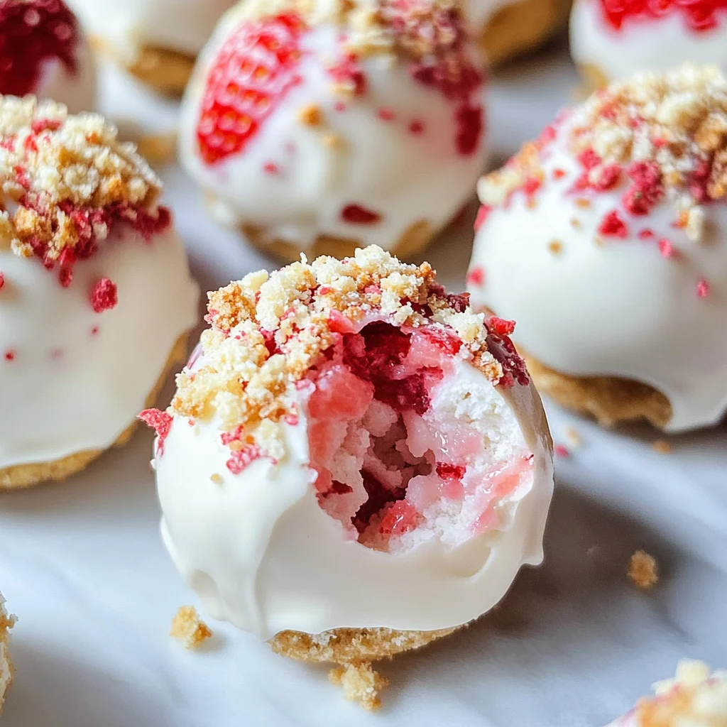 5 Ingredient Strawberry Shortcake Bites