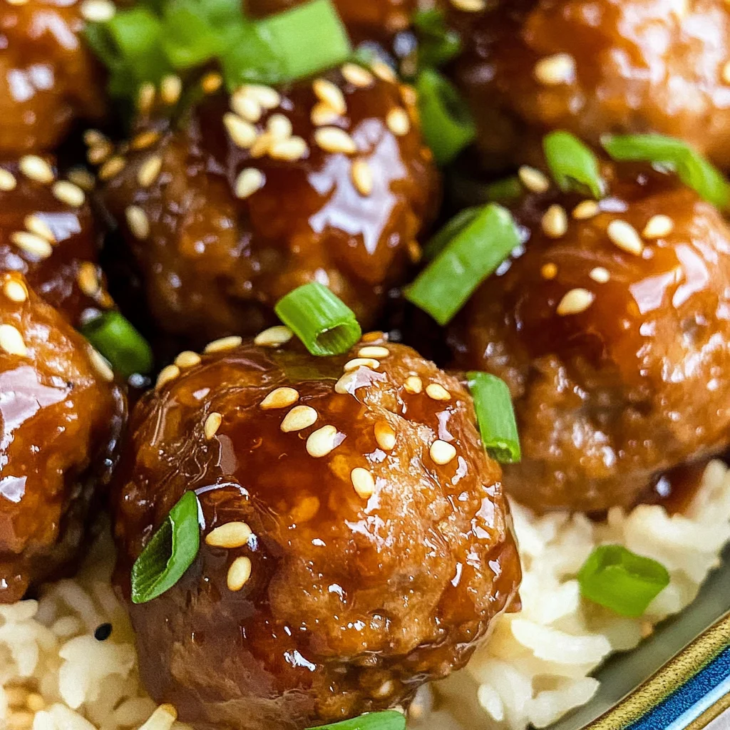 Asian Glazed Meatballs
