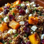 Autumn Harvest Grain Salad with Cranberries