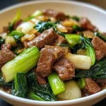 Beef and Bok Choy Stir Fry