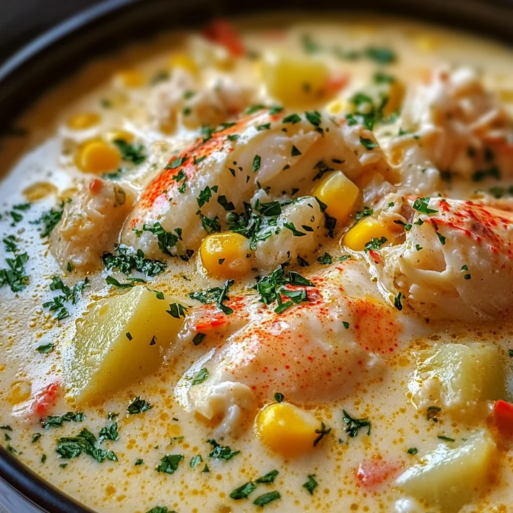 Bobby Flay's Crab & Corn Chowder Recipe
