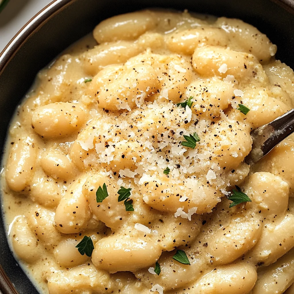 Cacio e Pepe Butter Beans