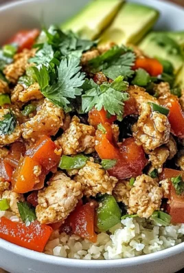 Cauliflower Rice Turkey Bowl