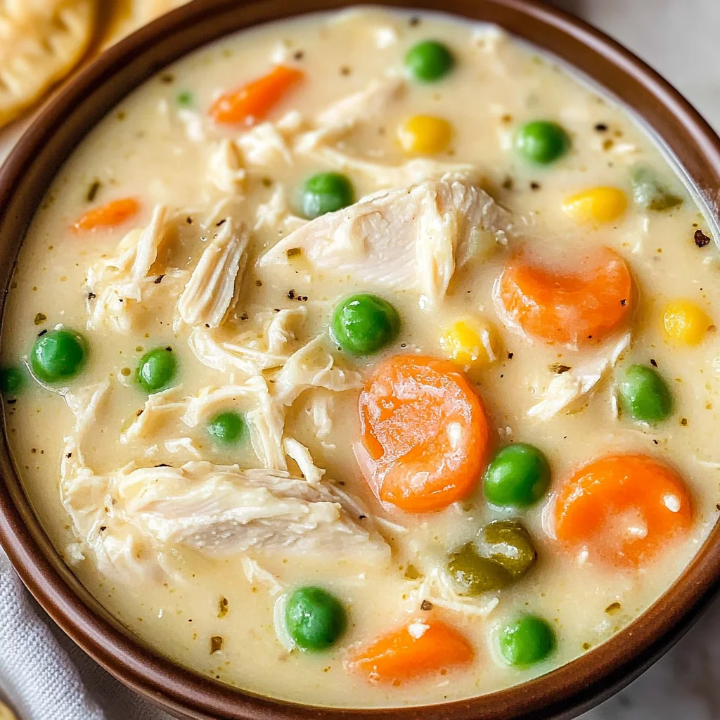 Creamy Chicken Pot Pie Soup