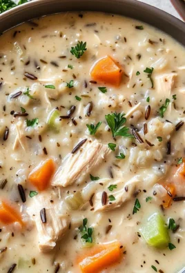 Creamy Crockpot Chicken Wild Rice Soup