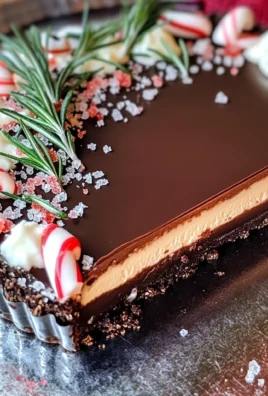 Dark Chocolate Peppermint Mousse Tart