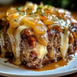 Delicious Crockpot French Onion Meatloaf Recipe