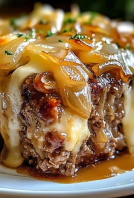 Delicious Crockpot French Onion Meatloaf Recipe