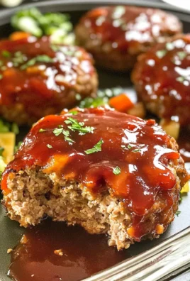 Easy Mini Meatloaf - With Ground Turkey
