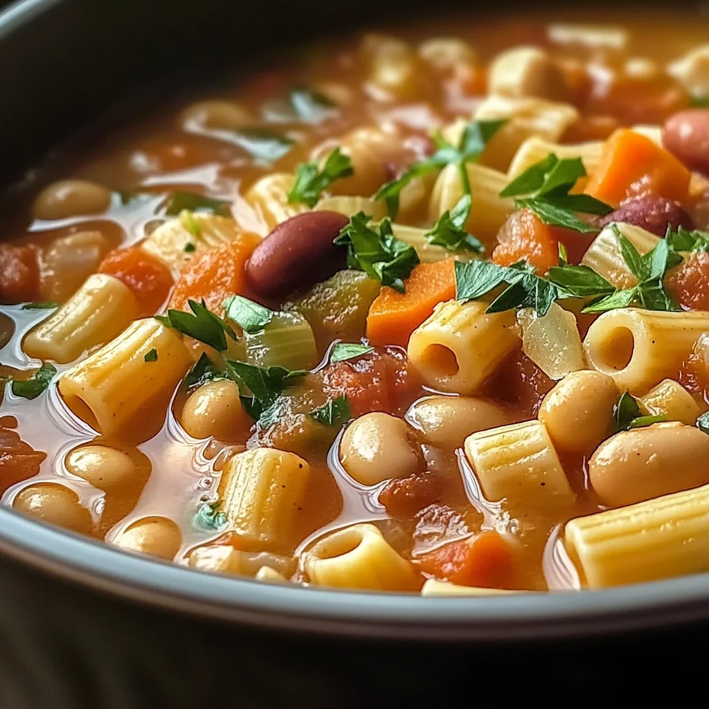 Hearty Pasta e Fagioli Soup Recipe
