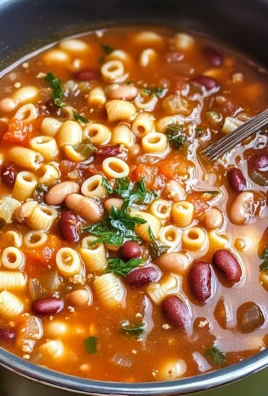 Italian Pasta Fagioli Soup Recipe