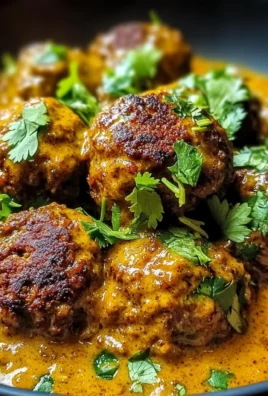 Jerk Meatballs In Coconut Curry Sauce