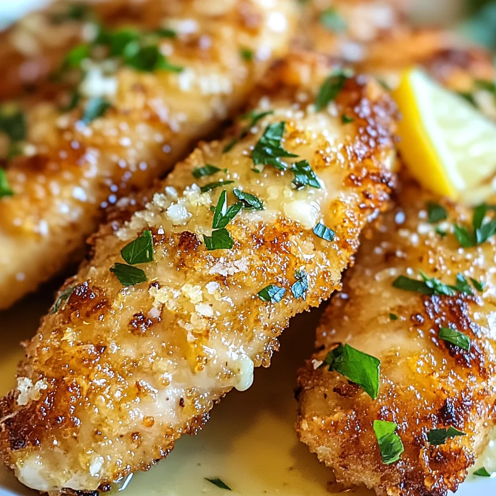 Lemon Garlic Parmesan Chicken Tenders