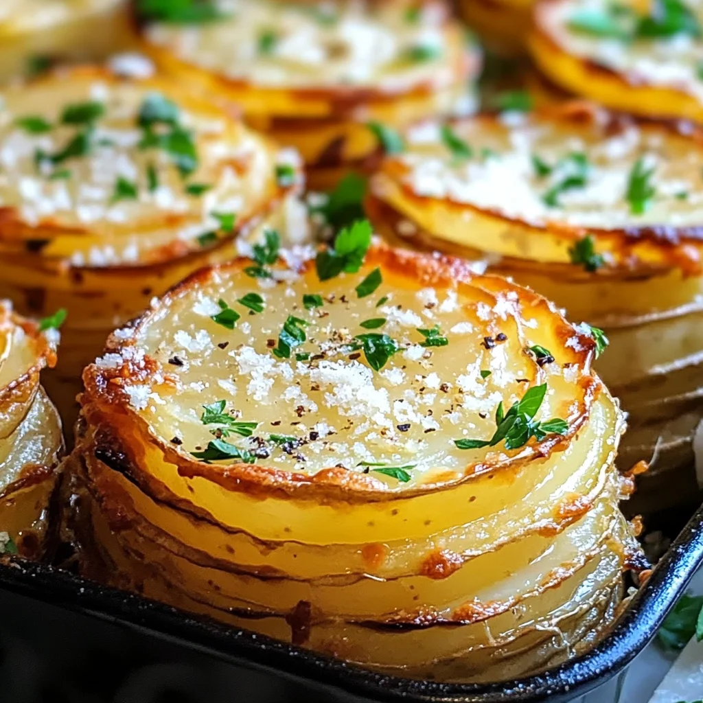 Parmesan Potato Stacks: The Perfect Party Side Dish
