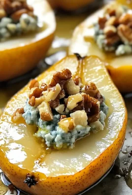 Peras Asadas con Queso Azul – Aperitivo Fácil y Elegante