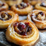 Puff Pastry Mincemeat Pinwheels