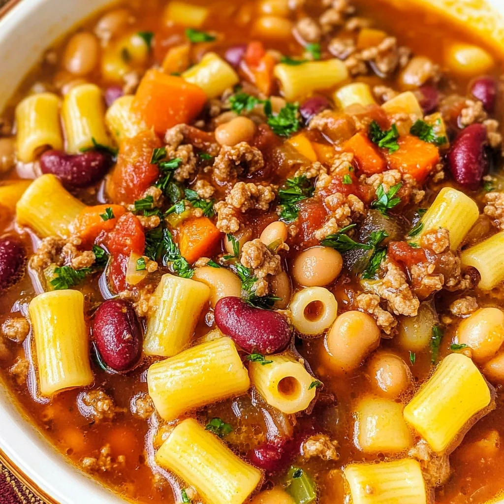 Slow Cooker Pasta E Fagioli Recipe