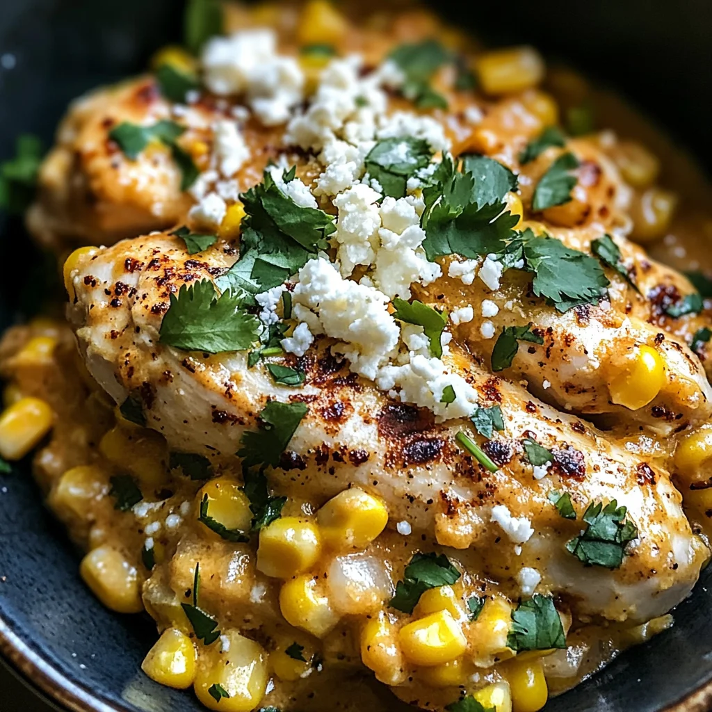 Slow Cooker Street Corn Chicken: Creamy Comfort in Every Bite