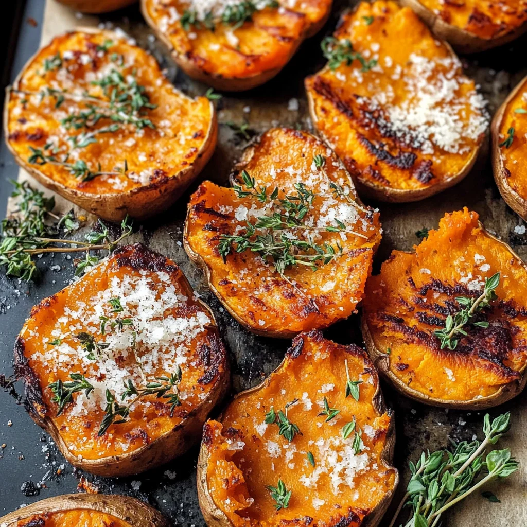 Smashed Sweet Potatoes