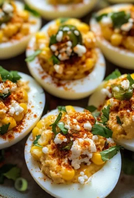 Street Corn Deviled Eggs