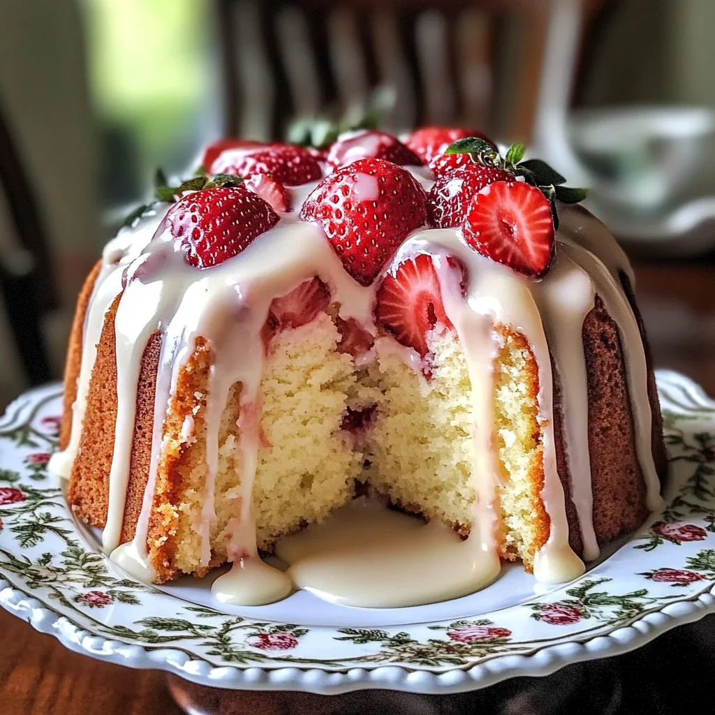 The Ultimate Strawberry Cream Cheese Pound Cake for Any Occasion