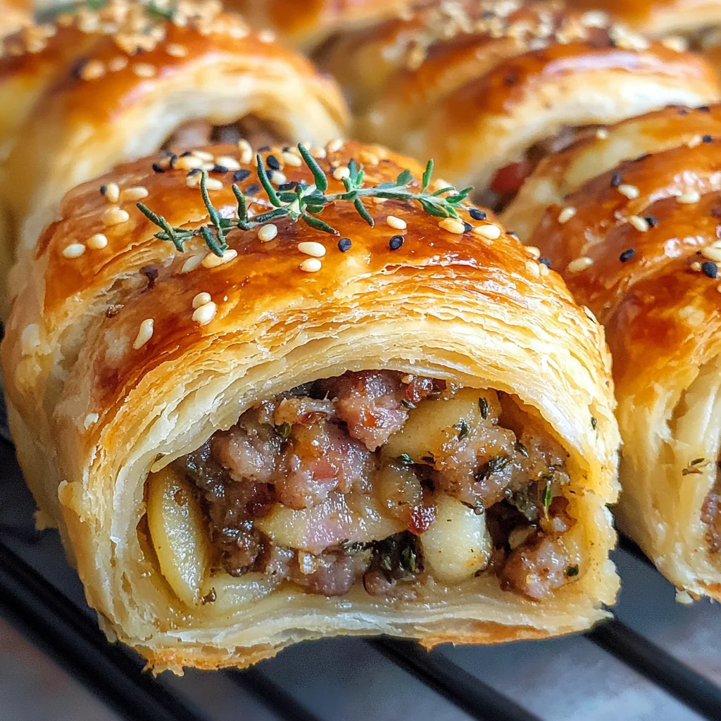 beef & Apple Sausage Rolls