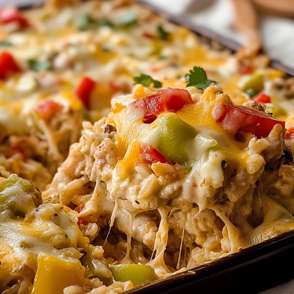 Chicken Fajita Casserole
