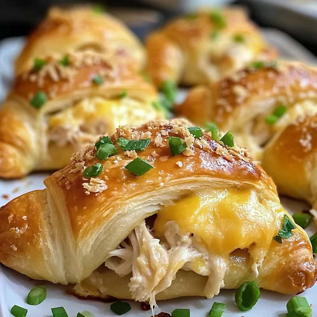 Chicken Stuffed Crescent Rolls Recipe - Easy & Delicious