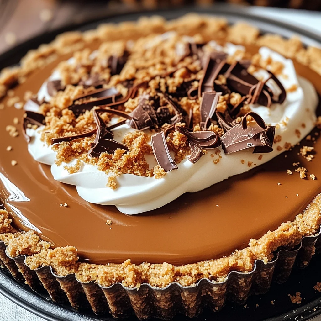 Chocolate Biscoff Tart