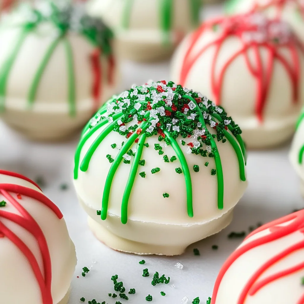 Christmas Tree Cake Truffles