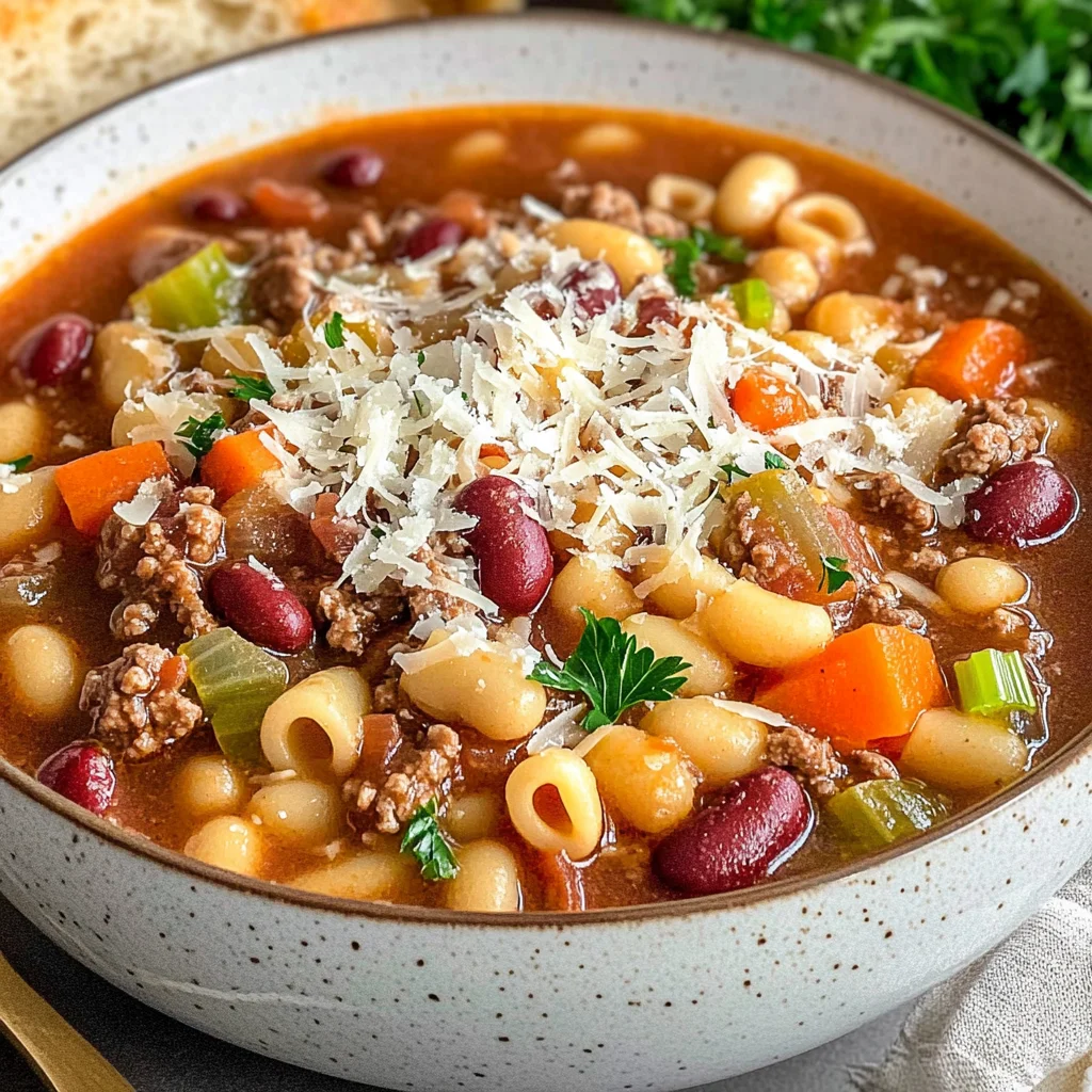 Crock pot Pasta Fagioli