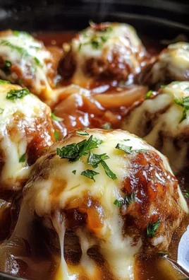 Crockpot French Onion Meatballs: 5 Steps to Comfort Bliss