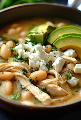 Crockpot Mediterranean White Chicken Chili