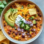 Crockpot Vegetarian Tortilla Soup for Cozy Weeknight Comfort