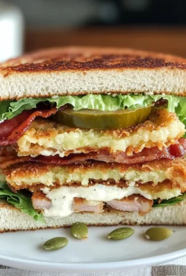 Crunchy Fried Green Tomato BLT Sandwich - Alrightwithme