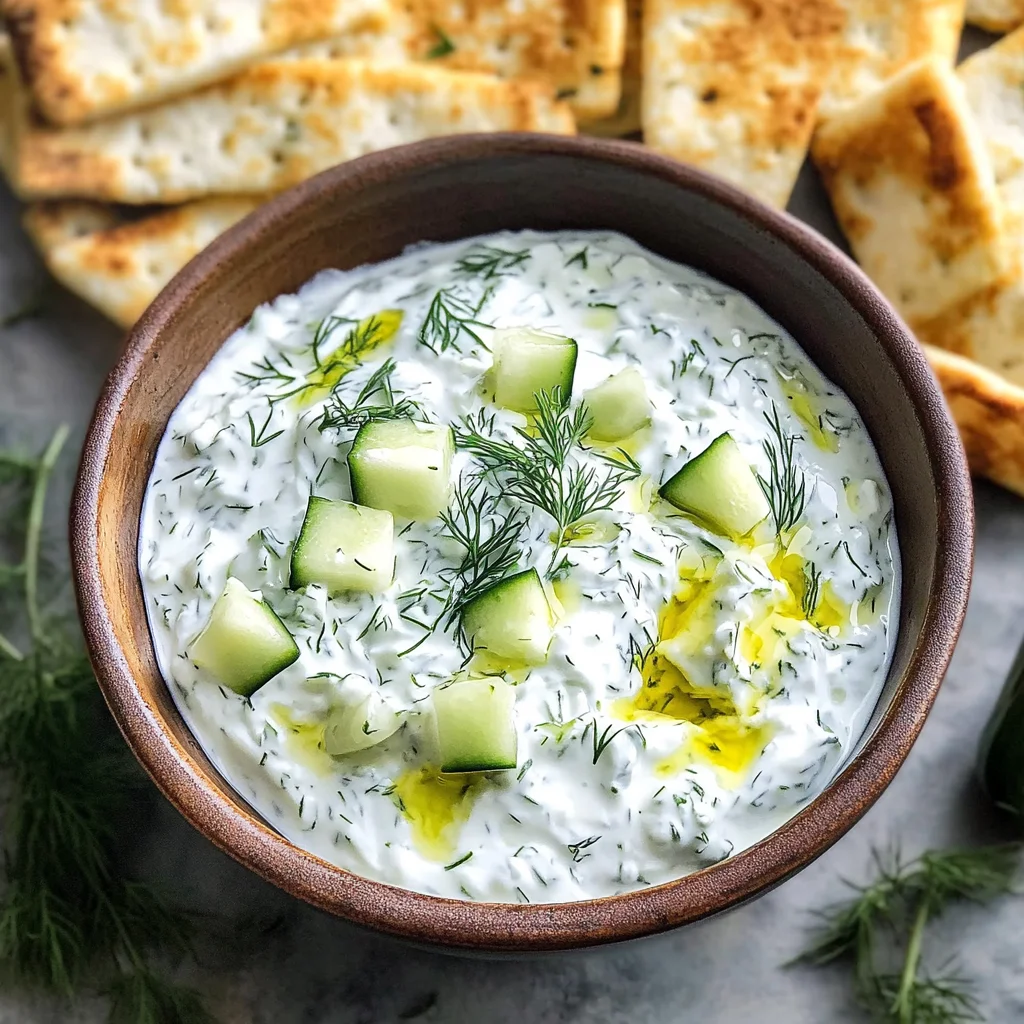 Easy 10 Minute Healthy Tzatziki Sauce