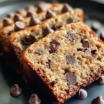 Easy Peanut Butter Chocolate Chip Banana Bread Recipe