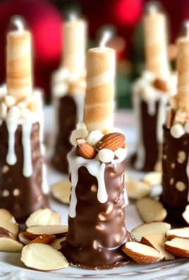 Edible Christmas Candles - An Easy Hack
