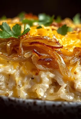 French Onion Chicken Rice Casserole