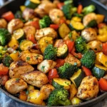 Healthy Chicken and Vegetables Skillet